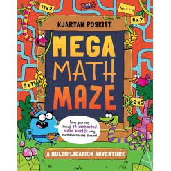 Mega Math Maze: A Multiplication Adventure-by-Workman Publishing