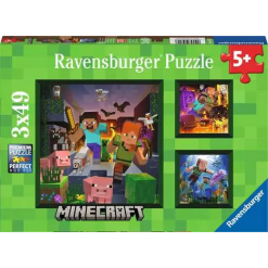 Minecraft Biomes 49px Puzzle-by-Ravensburger