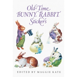 Old-Time Bunny Rabbit Stickers-by-Dover Publications
