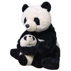 Panda - Mom & Baby 12"-by-Wild Republic