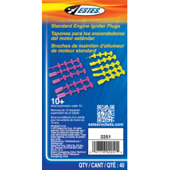 Plugs for Standard Engines - (20 pack)-by-Estes