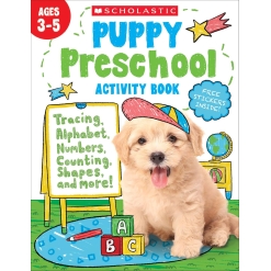 Puppy Preschool Activity Book-by-Scholastic