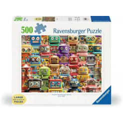 Retro Robots 500pc Large Format Puzzle-by-Ravensburger