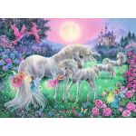 Unicorns in the Moonlight 100pc Glow Puzzle - Image 3