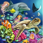 Underwater Splendor 3x49pc Puzzles - Image 3