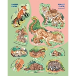 Animals of the Forest Sticker Poster - Image 8