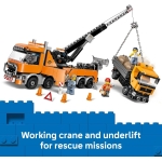 City Heavy-Duty Recovery Tow Truck with Crane - Image 3