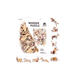 Dog Party Wooden Mini Puzzle-by-Geek Toys