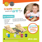 Double Racers Wood Craft & Paint Kit - Image 2