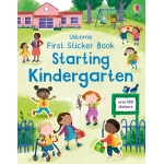 First Sticker Book Starting Kindergarten-by-Usborne