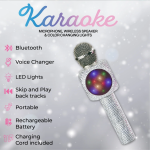 Silver Bling Karaoke Microphone - Image 2