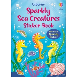Sparkly Sea Creatures Sticker Book-by-Usborne