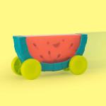 Stacking Fruit Action Cars - Image 3
