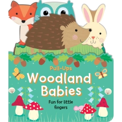 Woodland Babies: An Interactive Pull-the-Tab Board Book for Babies and Toddlers-by-Sourcebooks