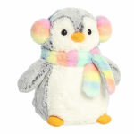 9" Pompom Penguin Muffs & Scarf - Image 2