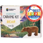 Bear Soapstone Carving Kit-by-Studiostone Creative