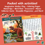 Dinosaur Sticker Activity Book - Image 2
