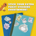 Pokémon Color Your Own Fuzzy Stickers - Image 5